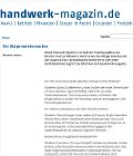 Handwerk Magazin